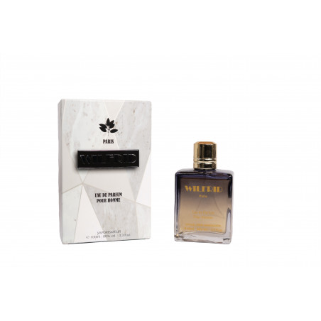 Packaging parfum Wilfrid accompagné de son flacon de 100ml